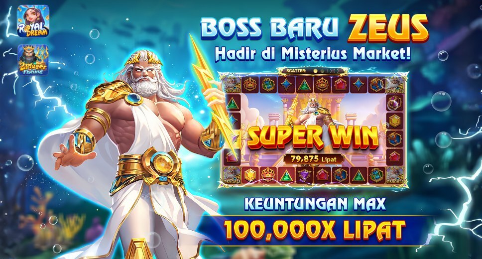 Boss Baru Zeus Royal Dream Hadir di Misterius Market | Max 100.000X Lipat