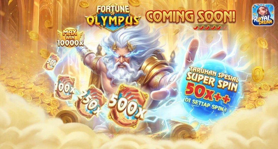 Royal Dream Game Baru Hadir: Fortune of Olympus Segera Rilis Resmi