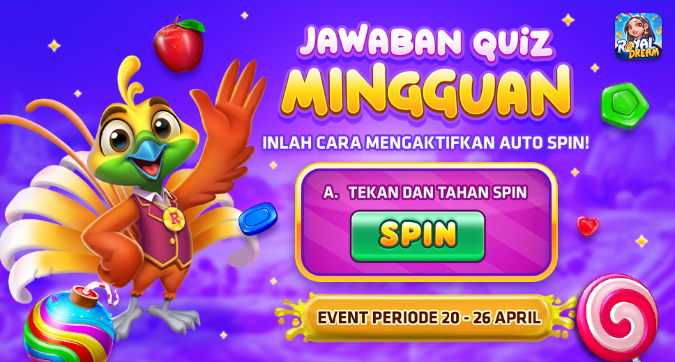 Pemenang Event Royal Dream April | Jawaban Quiz & Auto putaran