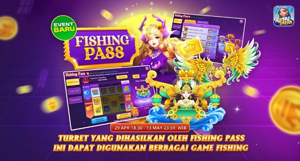 Event Fishing Pass Royal Dream 29 April–13 Mei | Reward & Turret Eksklusif